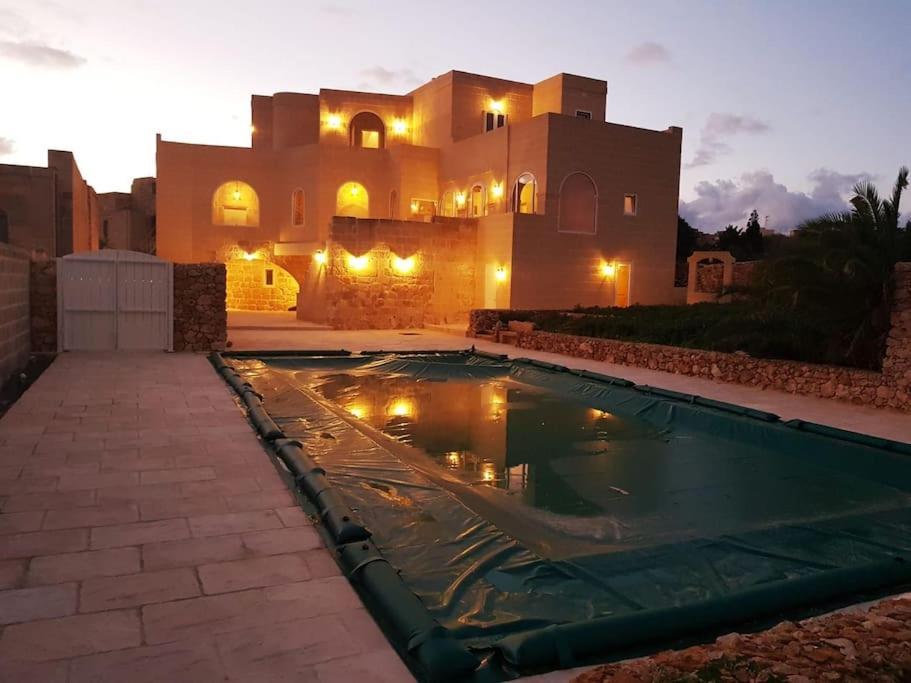 Farmhouse Villa With Large Pool And Garden In Gozo Għarb Dış mekan fotoğraf